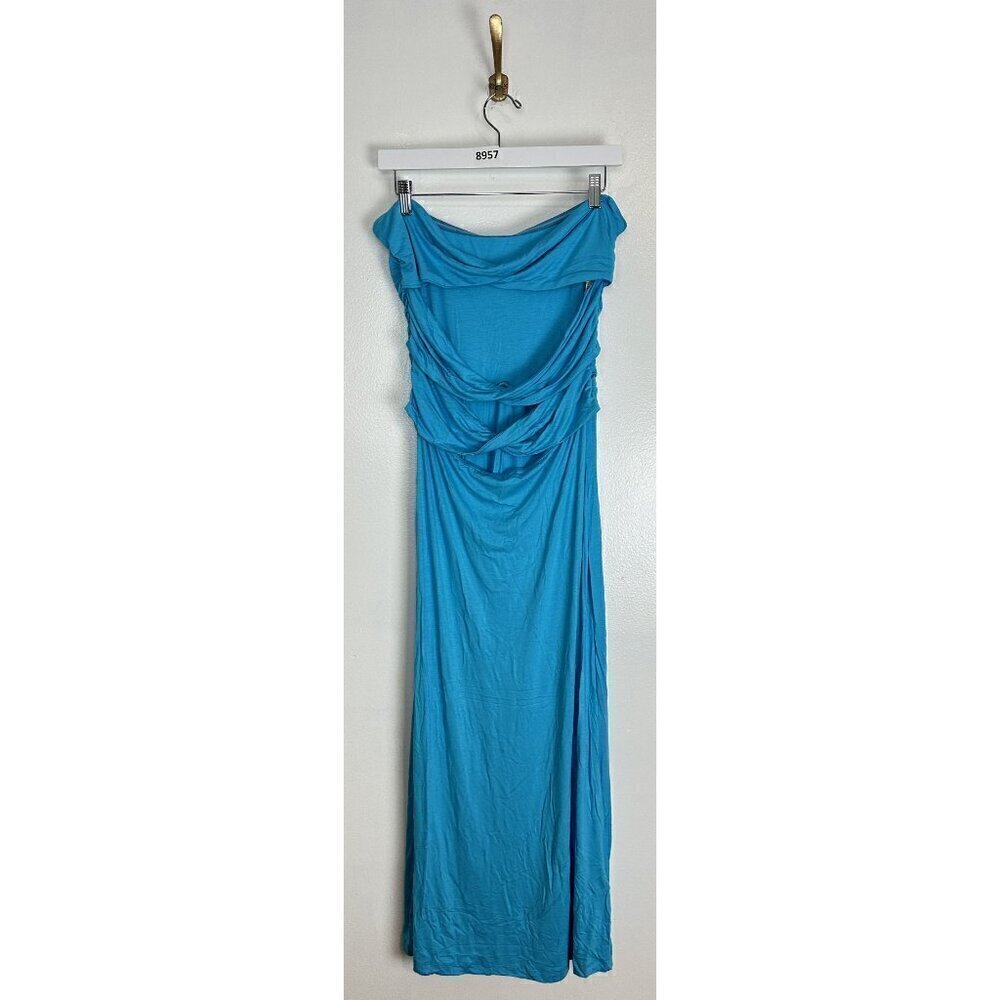 FREE PEOPLE Embrace Midi in Scuba Blue Size Large - Picture 12 of 16